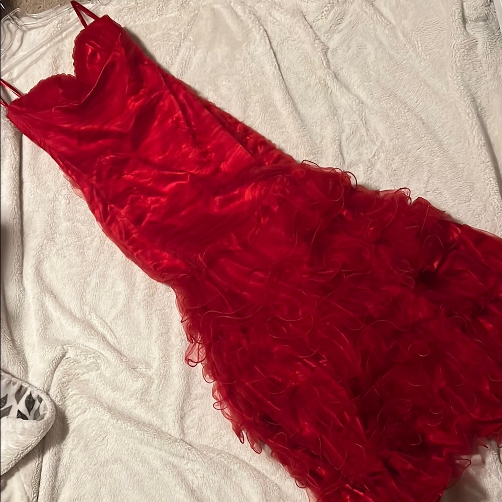 Elegant Red Women's Dress